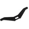 DR10M Shock Tower, rear, carbon fiber view 1