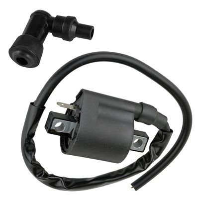 Caltric Ignition Coil with Spark Plug Cap Compatible with Yamaha Raptor 50 YFM50 2004 2005 2006 2007 2008