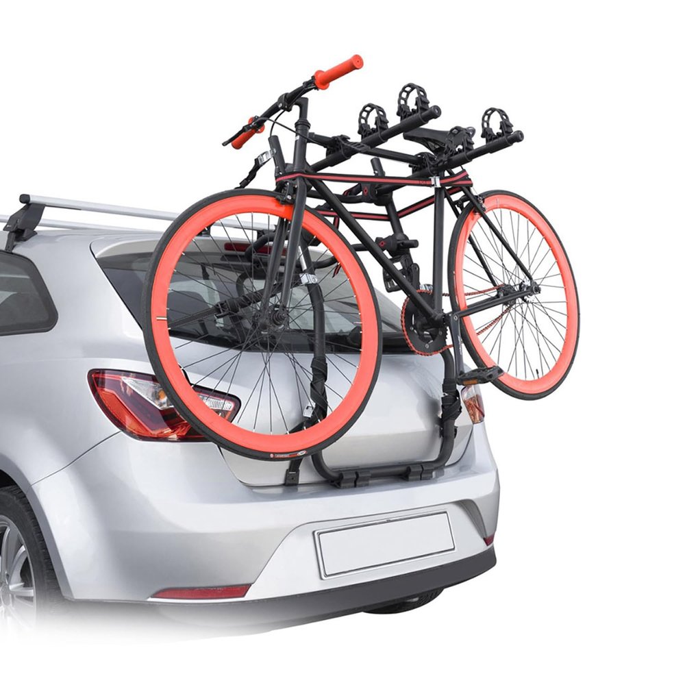 3 Bike Rack Carrier Hitch Mount for Ford C-Max 2013-2017 Steel Black 1Pc