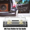 X AUTOHAUX 5pcs 200 Amp Fuse 0 4 8 10 Gauge Inline ANL Fuse Holder Clear Black Fuse Block for Car Audio Video Stereo view 2