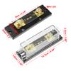 X AUTOHAUX 5pcs 200 Amp Fuse 0 4 8 10 Gauge Inline ANL Fuse Holder Clear Black Fuse Block for Car Audio Video Stereo view 4