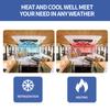 12V RV Rooftop air conditioner 8800BTU 12 volt AC Unit Heating and Cooling, Eectric parking air conditioner for Car Truck Camper Van Motorhome Trailer Bus Boat, Easy Install view 4