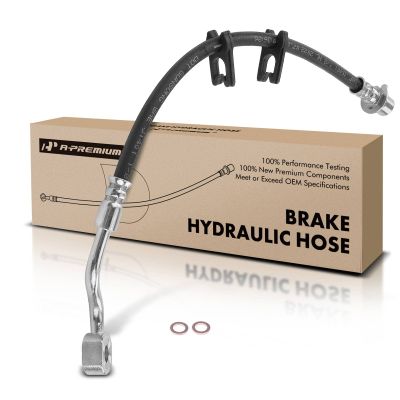 A-Premium Front Driver Outer Brake Hydraulic Hose Compatible with Select Ram Models - 2500, 3500, 2017-2018, 5.7L 6.4L 6.7L, RWD, with Rear Coil springs - Replace# 4779943AJ