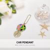 USA Fiag Jamaican Flag Funny Car Pendant Rearview Mirror Hanging Ornament Interior Suspension Accessories Decor view 4