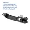 Lcyolada Front Driver Side Exterior Door Handle Reinforcement for Ford Focus 2002 2003 2004 2005 2006 2007,Replace# 81970, 6S4Z5426685C, 6S4Z-5426685-C, Black view 4