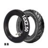 RUTU 10 x 2.50 tire and inner tube Set Replacement for Smart Self Balancing Electric Scooters, Hover Board Fits 10" Scooter Wheels, 36v, 48v, 400w, 500w, 800w Hub Motor, High Rubber Content view 1