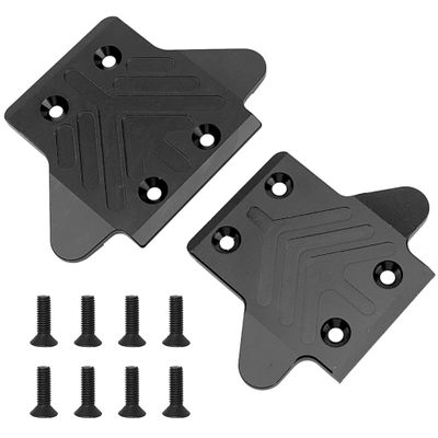 ShareGoo Aluminum Alloy Front & Rear Skid Plate Bottom Chassis Armor Protection Cover Compatible with Arrma 1/8 Kraton 6S RC Car Upgrade Part (Black)