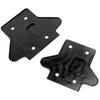 ShareGoo Aluminum Alloy Front & Rear Skid Plate Bottom Chassis Armor Protection Cover Compatible with Arrma 1/8 Kraton 6S RC Car Upgrade Part (Black) view 3