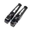 HAIBING for Kawasaki Z650 Z750 Z900 Z900RS Z800 Z1000 Z1000SX ZRX1200 Motorcycle CNC Aluminum Rear Passenger Footrests Foot Pegs Replacement Upgrade Accessories (Color : B) view 1