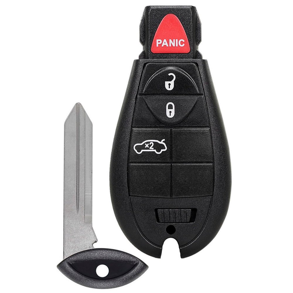TOP-VIGOR Keyless Entry Remote Key Fob Replacement 433Mhz Compatible with Dodge Dart 2012 2013 2014 2015 2016, Smart Chip 4 Button for M3N32297100 56046771AA 56046767AA