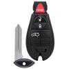 TOP-VIGOR Keyless Entry Remote Key Fob Replacement 433Mhz Compatible with Dodge Dart 2012 2013 2014 2015 2016, Smart Chip 4 Button for M3N32297100 56046771AA 56046767AA view 1