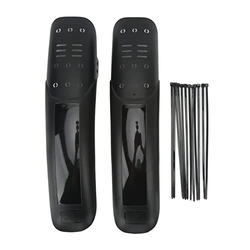 2-Piece Universal Mountain Bike Mudguard Set, Hard Shell Plastic and Resin, Compatible with 26-29 Inch Wheels, Quick Install Design for Outdoor Riding