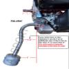 Exhaust Pipe & Muffler for: Predator 459 Max Performance, Duroma 18hp, 16hp, XP16HPE, XP18HPE Go Kart & mini bikes. view 2