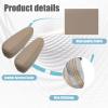 GXARTS Front Driver and Passenger Side Seat Leather Armrest Cover Replacement #522 or 52i Medium Neutral Tan Fit for Chevy Silverado Avalanche Tahoe Suburban GMC Sierra Yukon 2000-2006 view 3