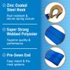 Boat Trailer Winch Strap with Hook, Heavy Duty Replacement for Hand Crank Trailer, 2 Inch x 20 Feet, 10,000 Lbs Capacity, Towing and Bow Boat Strap view 3