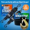 Boat Trailer Winch Strap with Hook, Heavy Duty Replacement for Hand Crank Trailer, 2 Inch x 20 Feet, 5,000 Lbs Capacity, Towing and Bow Boat Strap view 4