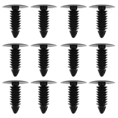 SING F LTD 100PCS Fir Tree Plastic Trim Clips for 7.5mm Hole Car Retainer Clips Car Bumper Fender Rivets Push Pins Clips Fasteners 17.5mm Head 22.5mm Height