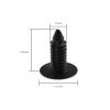 SING F LTD 100PCS Fir Tree Plastic Trim Clips for 7.5mm Hole Car Retainer Clips Car Bumper Fender Rivets Push Pins Clips Fasteners 17.5mm Head 22.5mm Height view 4