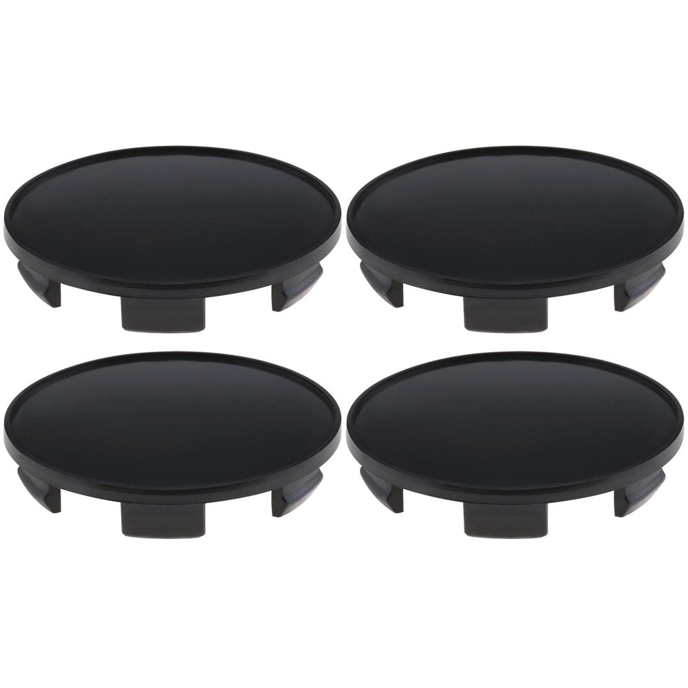 ECSiNG 4Pcs Wheel Hub Center Caps Replacement Compatible with BMW Car Conversion Wheel Centre Cover Auto Hubcaps Car Accessories Black OD 68 mm ID 62 mm