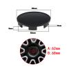 ECSiNG 4Pcs Wheel Hub Center Caps Replacement Compatible with BMW Car Conversion Wheel Centre Cover Auto Hubcaps Car Accessories Black OD 68 mm ID 62 mm view 4