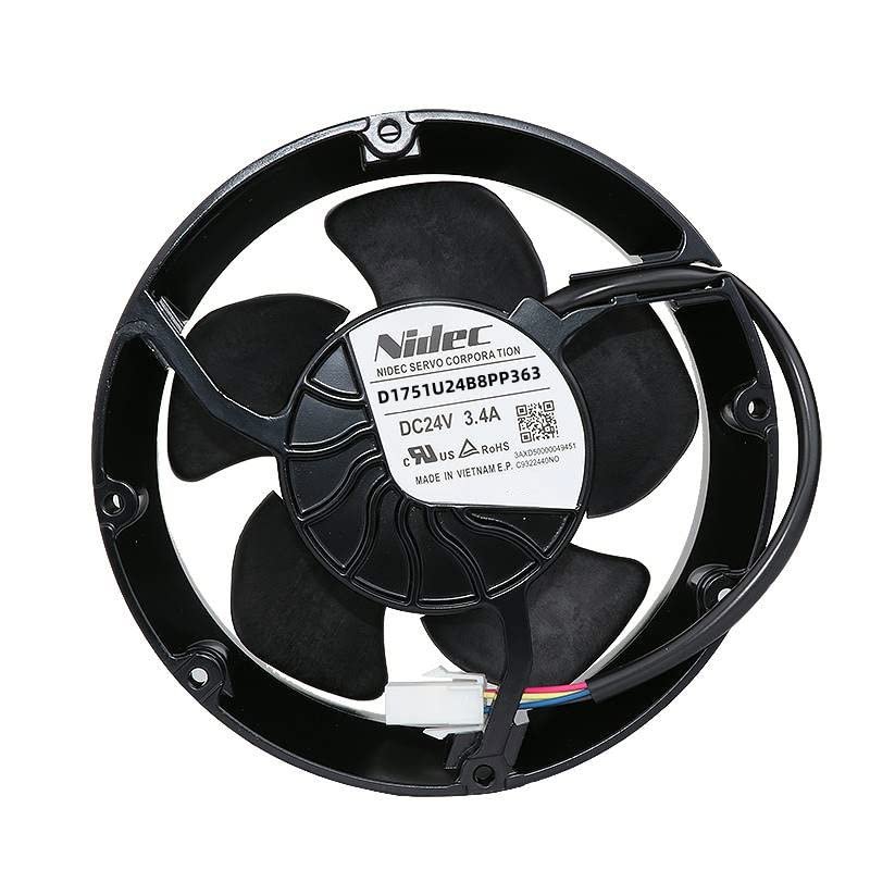 D1751U24B8PP363 Fan for DC24V 3.4A 17251mm Inverter Cooling Fan