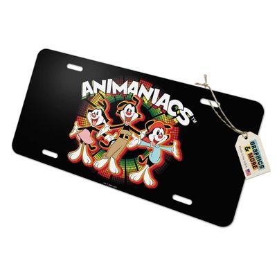 GRAPHICS & MORE Animaniacs Retro Burst Novelty Metal Vanity Tag License Plate