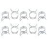 uxcell 10pcs 13mm Spring Band Type Action Fuel/Silicone Vacuum Hose Pipe Clamp Low Pressure Air Clip Clamp, Zinc Plated view 1