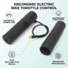 VBESTLIFE Electric Throttle Grip, 1 Pair FT-158X Rubber Split Half Rotation Throttle with Joint for E Bike 3 Pin Male Head view 3