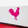 2 Pcs - No Background Decal Stickers of Rooster 3 Stencil (Pink) Premium Waterproof Vinyl Decal Stickers for Laptop Phone Accessory Helmet Car Window Mug Tuber Cup Door Wall USCSKUS0a4522PI090622 view 4