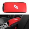 LEXLEY For Dodge 2011-2020 Journey Interior Accessories Hash Mark Center Console Pad Waterproof Anti-Scratch Leather Protector Covers Armrest Box Cover -Red+Black view 1