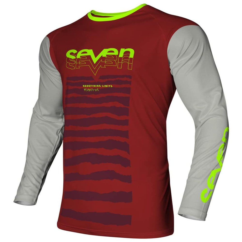 Seven Youth Vox Surge Jersey (Merlot, X-Small)