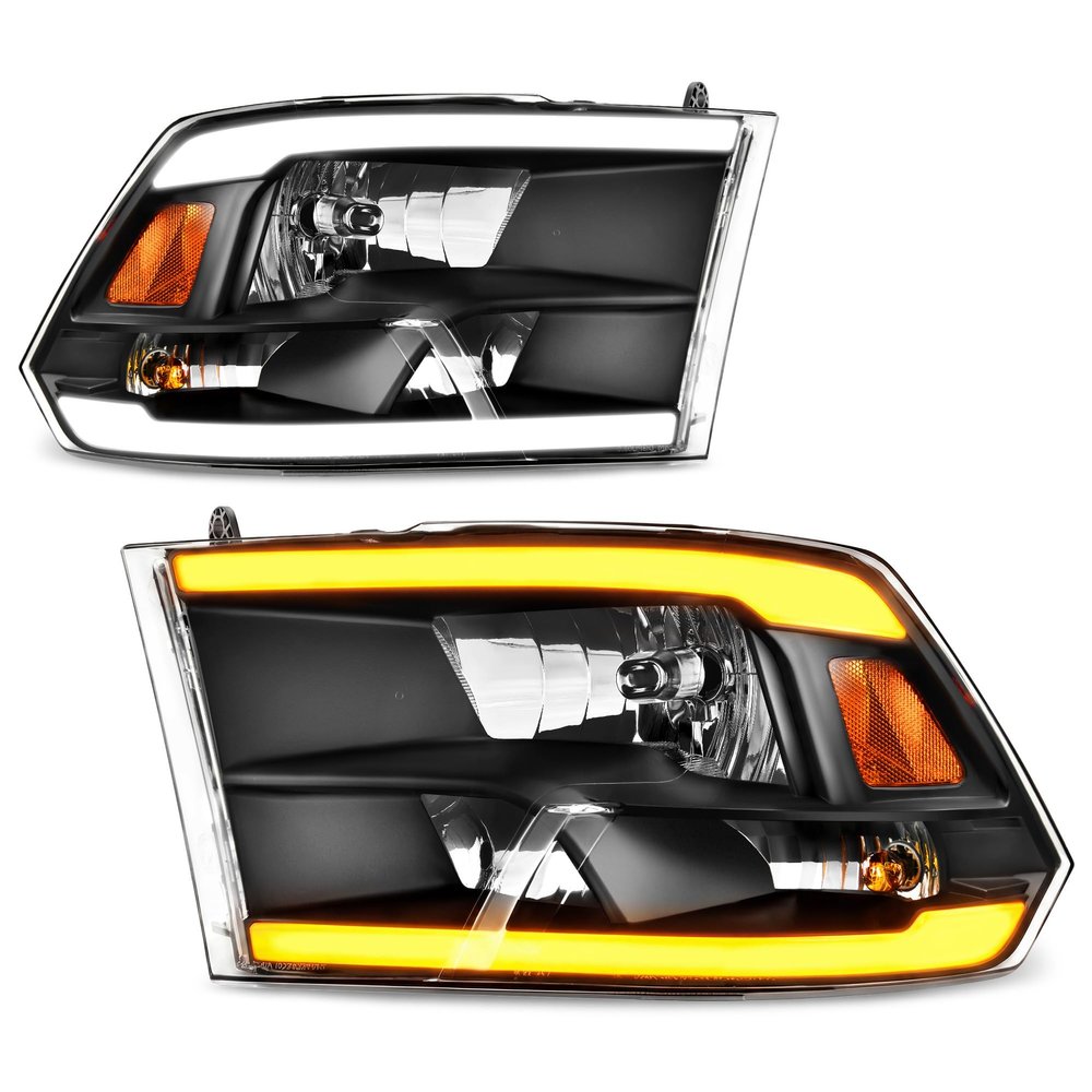 AUTOSAVER88 LED DRL Headlight Compatible with Dodge Ram 1500 2009-2018