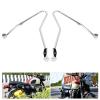 Saddle Bag Mount Brackets, Motorcycle Saddlebag Support Bars, Saddle Bag Mounting Guard Bracket Fit for Triumph Bonneville T100 for Thruxton 900(A (silver)) view 3