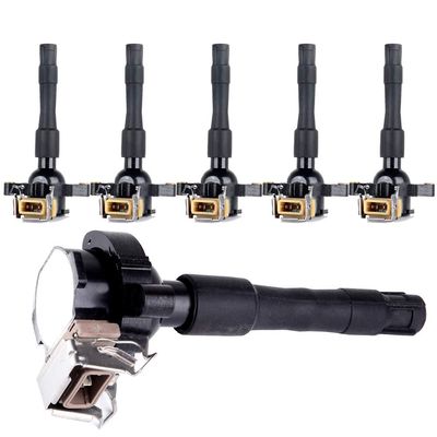 FINDAUTO UF300 C1239 E1196A Ignition Coil Coils Pack Compatible for Land Rover Freelander 2.5L 2002-2006,for X5 3.0L 2001-2002,for M5 5.0L 2000-2003,for M5 4.9L 1999-2003 Set of 6