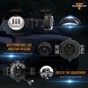Auxbeam LED Fog Lights for Dodge Ram 1500 02-08 2500/3500 03-09 - Chrome view 3