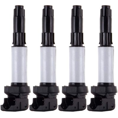 FINDAUTO UF522 Cu1171 Iis063 Ignition Coil Coils Pack Compatible for Rolls-Royce Phantom 6.7L 2004-2010,for Z8 4.8L 2003,for Z4 3.2L 2006-2009,for 120I 2.0L 2005-2007 Set of 4
