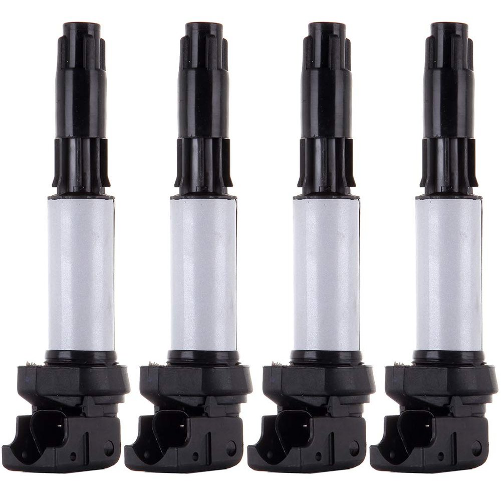 FINDAUTO UF522 Cu1171 Iis063 Ignition Coil Coils Pack Compatible for Rolls-Royce Phantom 6.7L 2004-2010,for Z8 4.8L 2003,for Z4 3.2L 2006-2009,for 120I 2.0L 2005-2007 Set of 4
