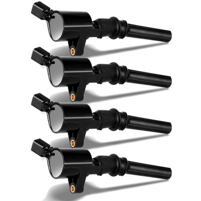 FINDAUTO DG508 DG-457,DG-472 Ignition Coil Coils Pack Compatible for Mercury for Mountaineer 4.6L 2002-2007,for F-350 Super Duty 6.8L 1999-2004 Set of 4