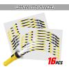 MC MOTOPARTS Yellow Reflective Wheel Stripes Sticker SH09 Compatible with TUONO V4 RR 15-21 MANA 850 Dorsoduro 900 18-20 view 2