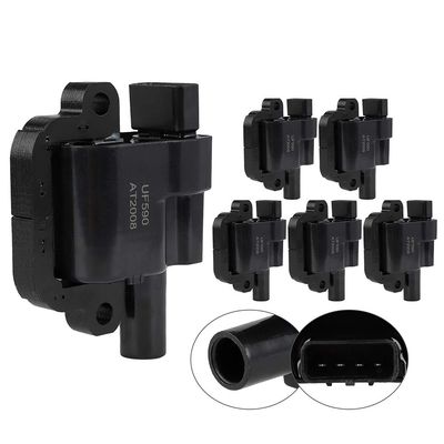 FINDAUTO UF590, Gn10847, 48734 Ignition Coil Coils Pack Compatible for Land Rover Lr3 4.0L 2005 2006 2007 Set of 6