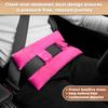 SKIYHON Seat Belt Pillow for Mastectomy Post-Surgery, Heart Surgery Recovery Support Cushion for Chest Chemo Port Pacemaker Bypass Hysterectomy Recovery Pillow (Dark Pi-nk) view 2