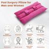 SKIYHON Seat Belt Pillow for Mastectomy Post-Surgery, Heart Surgery Recovery Support Cushion for Chest Chemo Port Pacemaker Bypass Hysterectomy Recovery Pillow (Dark Pi-nk) view 4