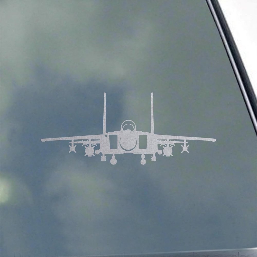 F-15EX Strike Eagle Pilot Front Vinyl Sticker Decal USA Air Force Veteran Strike Gulf War F-15QA