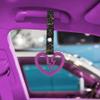 BROKEN HEART Purple JDM TSURIKAWA RING SUBWAY TRAIN BUS HANDLE STRAP CHARM DRIFT view 2