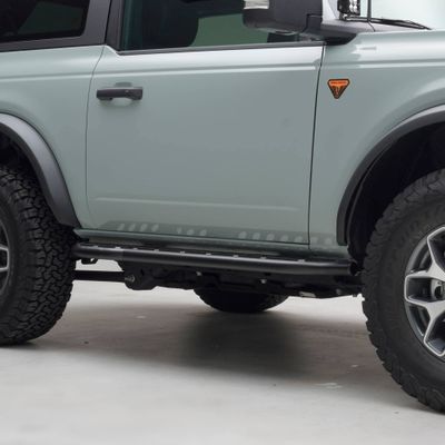 ZROADZ 2021-2024 Compatible with Ford Bronco Rock Slider Side Steps 2 Door Model Z745421