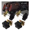 Hardbagger Security Theft Deterrent Saddlebag Mounting Hardware Saddlebag Quick Release Black Compatible for 1988-2021 Harley-Davidson Touring Street Glide,Electra Glide, Road Glide, Road King view 4
