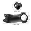 X AUTOHAUX 31.8 70mm 17 Degree Bike Stem Short Handlebar Adjustable Stem Aluminum Alloy Black view 3