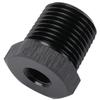 Podavelle 1/2 NPT Male to 1/8 NPT Female Bushing Reducer Adapter Fitting Aluminum Black view 4