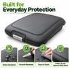 NLQR Center Console Replacement Cover Compatible with Dodge Ram 1500/2500/3500 Classic 2013-2018, Black Microfiber Leather Armrest Lid Accessories,Jump Seat Only, Black Stitching view 4