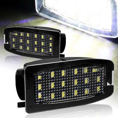 W-POWER Q1-TECH White LED Under Side Mirror Puddle Lights Compatible With Land Rover Range Rover, Range Rover Sport, LR2 LR3 LR4, (Powered by 18 pcs White SMD LED Lights)